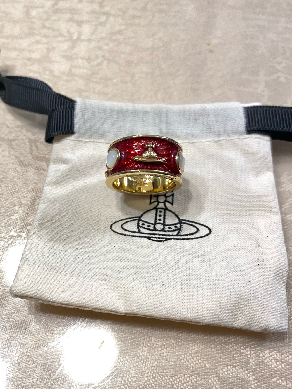 Vivienne Westwood kingdom 925 silver ring